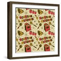 Vintage Kitchen Pattern-Julie Goonan-Framed Giclee Print