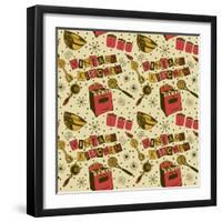 Vintage Kitchen Pattern-Julie Goonan-Framed Giclee Print