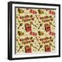 Vintage Kitchen Pattern-Julie Goonan-Framed Giclee Print