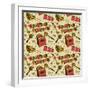 Vintage Kitchen Pattern-Julie Goonan-Framed Giclee Print