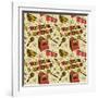 Vintage Kitchen Pattern-Julie Goonan-Framed Giclee Print