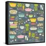 Vintage Kitchen-Elizabeth Caldwell-Framed Stretched Canvas