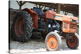 Vintage Kubota L225 Tractor Photo Art Print Poster-null-Stretched Canvas