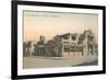 Vintage La Fonda Hotel, Santa Fe, New Mexico-null-Framed Premium Giclee Print