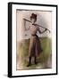 Vintage Lady Golfer-null-Framed Giclee Print