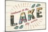 Vintage Lake I-Janelle Penner-Mounted Premium Giclee Print