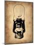Vintage Lamp 3-NaxArt-Mounted Art Print