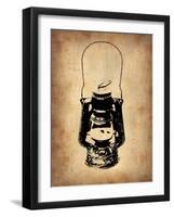 Vintage Lamp 3-NaxArt-Framed Art Print