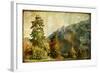 Vintage Landscape-Maugli-l-Framed Art Print