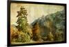 Vintage Landscape-Maugli-l-Framed Art Print