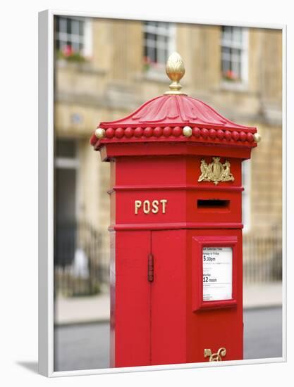 Vintage Letter Box, Great Pulteney Street, Bath, UNESCO World Heritage Site, Avon, England, UK-Rob Cousins-Framed Photographic Print