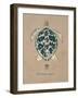 Vintage Linen Tortoise-Regina-Andrew Design-Framed Art Print