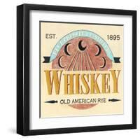 Vintage Liquor Label III-Grace Popp-Framed Art Print