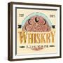 Vintage Liquor Label III-Grace Popp-Framed Art Print