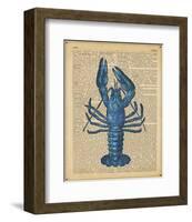 Vintage Lobster-Sparx Studio-Framed Art Print