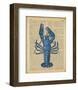 Vintage Lobster-Sparx Studio-Framed Art Print