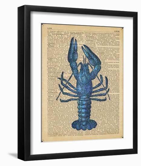 Vintage Lobster-Sparx Studio-Framed Giclee Print