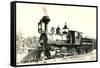 Vintage Locomotive-null-Framed Stretched Canvas