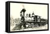 Vintage Locomotive-null-Framed Stretched Canvas