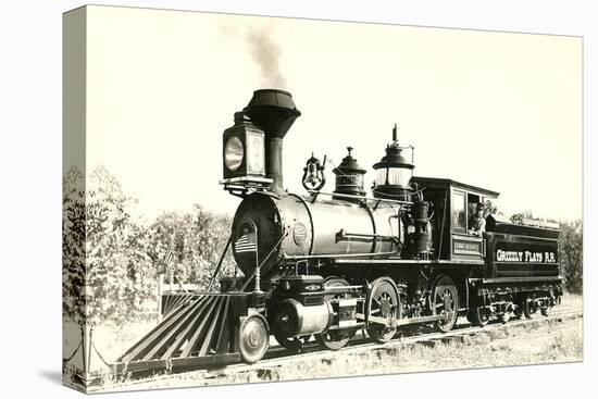 Vintage Locomotive-null-Stretched Canvas