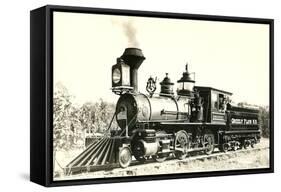 Vintage Locomotive-null-Framed Stretched Canvas