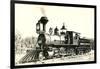 Vintage Locomotive-null-Framed Art Print