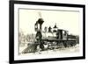 Vintage Locomotive-null-Framed Art Print