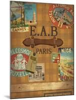 Vintage Luggage II-The Vintage Collection-Mounted Giclee Print