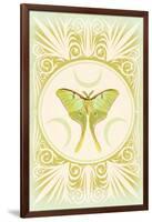 Vintage Luna Moth-null-Framed Art Print