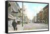 Vintage Main Street, Amsterdam-null-Framed Stretched Canvas