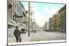 Vintage Main Street, Amsterdam-null-Mounted Art Print