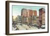 Vintage Main Street, Buffalo-null-Framed Art Print