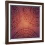 Vintage Mandala Ornament Background-siminitzki-Framed Art Print