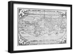 Vintage Map 3-null-Framed Giclee Print