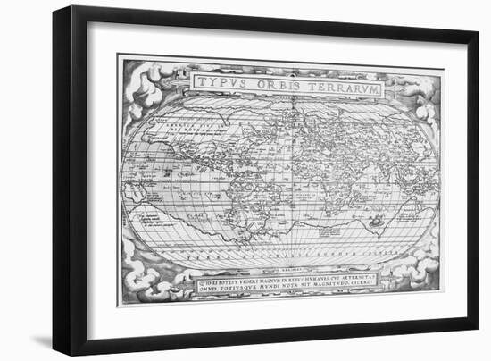 Vintage Map 3-null-Framed Giclee Print