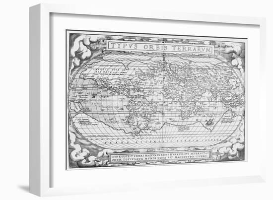 Vintage Map 3-null-Framed Giclee Print