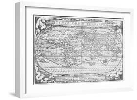 Vintage Map 3-null-Framed Giclee Print