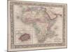 Vintage Map of Africa with the Island of St. Helena inset from Mitchell's new general atlas, 1863-American School-Mounted Giclee Print