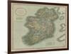 Vintage Map of Ireland-John Cary-Framed Art Print