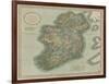 Vintage Map of Ireland-John Cary-Framed Art Print