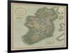Vintage Map of Ireland-John Cary-Framed Art Print