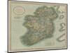 Vintage Map of Ireland-John Cary-Mounted Art Print