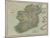 Vintage Map of Ireland-John Cary-Mounted Art Print
