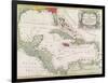 Vintage Map of the West Indies-American-Framed Giclee Print