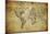 Vintage Map of the World, 1814-javarman-Mounted Premium Giclee Print