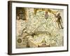 Vintage Map of Virginia, showing in upper left hand a picture of Chief Powhatan by John Smith-Theodore de Bry-Framed Giclee Print