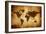 Vintage Map-Kuzma-Framed Art Print