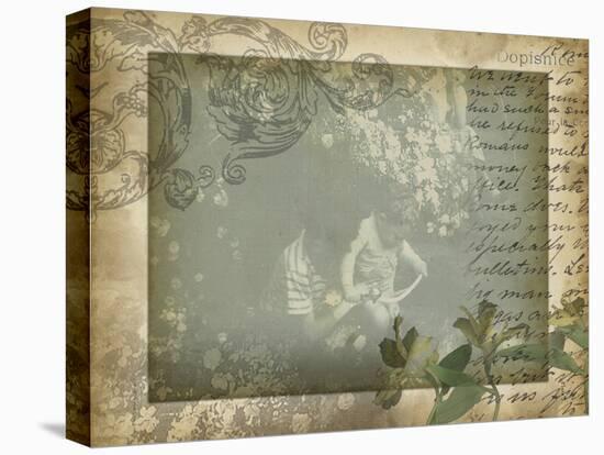 Vintage Memories I-Jennifer Goldberger-Stretched Canvas