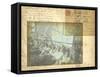 Vintage Memories IV-Jennifer Goldberger-Framed Stretched Canvas