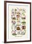 Vintage Menu Cards-The Vintage Collection-Framed Giclee Print